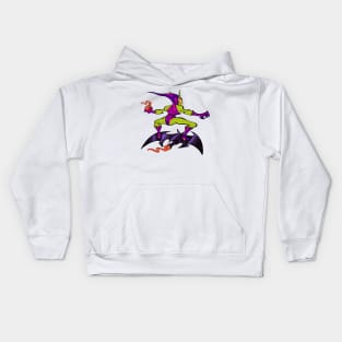 Comic Goblin's Green Butt Kids Hoodie